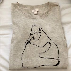 Jcrew polar bear sweater